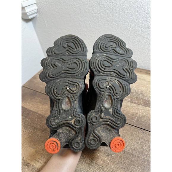 Nike Shox TL Nova Black Orange Sneakers CK2085-001 Size 8.5 Used Womens Shoes - Picture 6 of 7